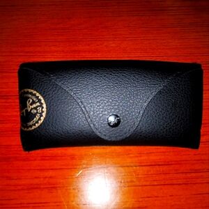 Ray-Ban Black Leather Sunglasses Case